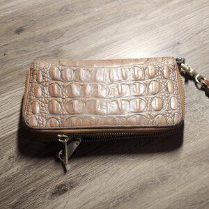 Brahmin Zoe Embossed Leather Clutch